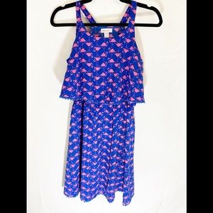 ❤️ 3/20 Xhilaration Flamingo Print Dress XL